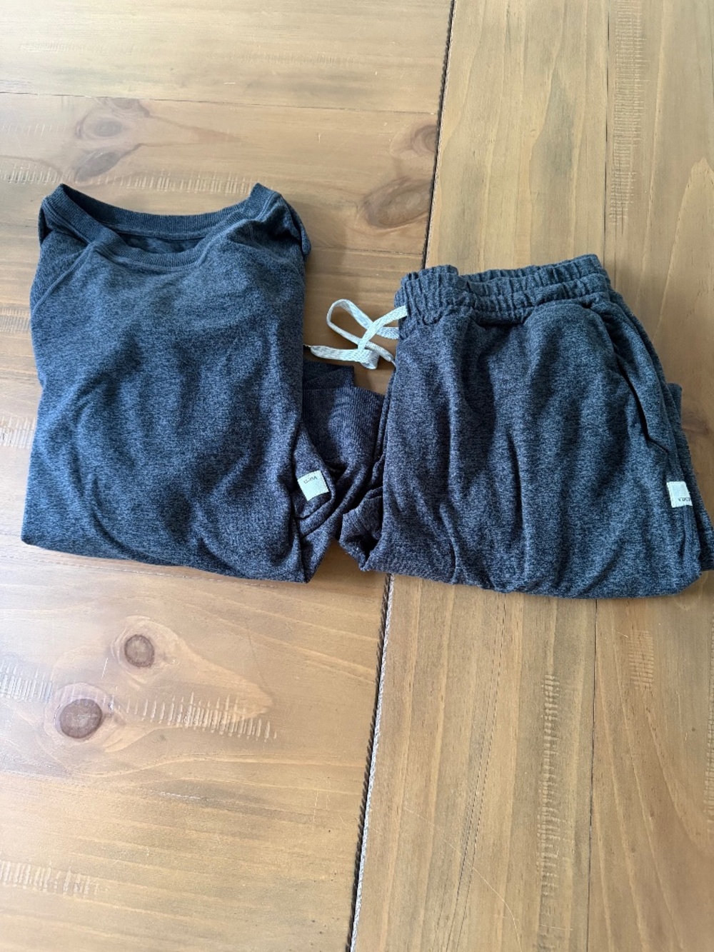 Vuori jogger set XS charcoal grey